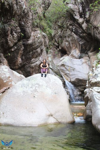Elvira at Nogalito's Waterfall
