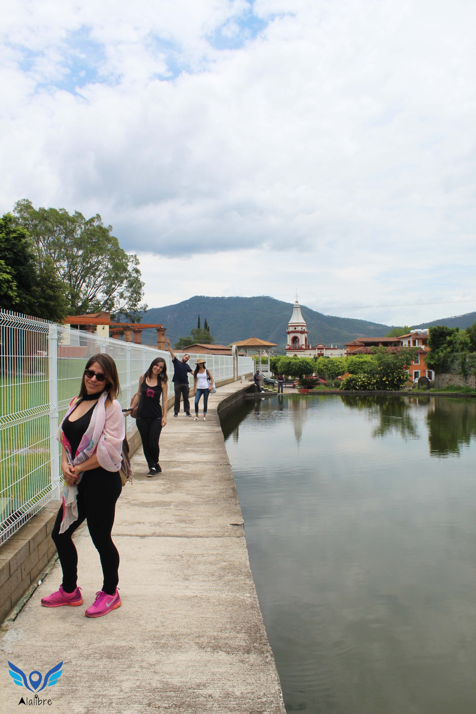 Posing at La Yerbabuena.